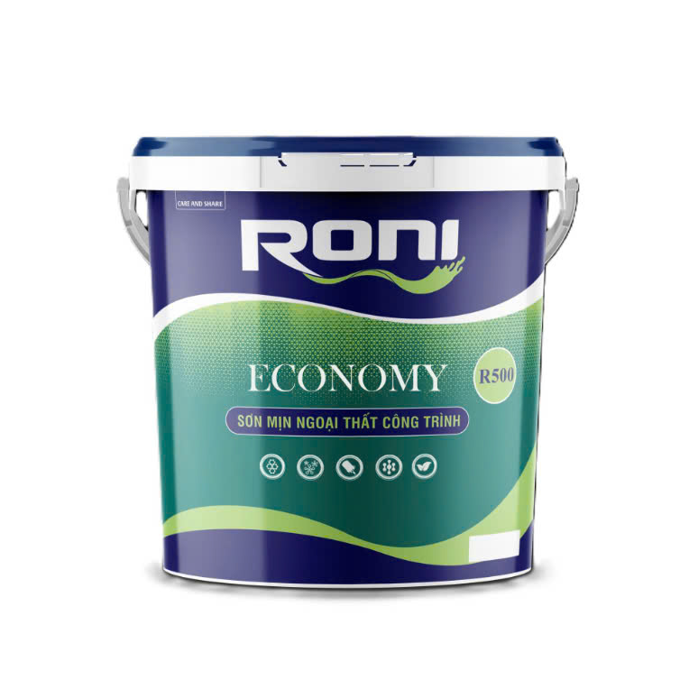 R500- ECONOMY SƠN MỊN NGOẠI THẤT CÔNG TRÌNH