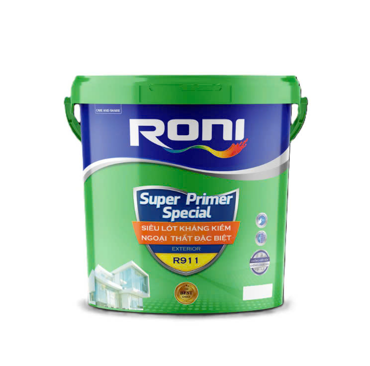 R911-SUPER PRIMER SPECIAL SIÊU LÓT KHÁNG KIỀM NGOẠI THẤT ĐẶC BIỆT